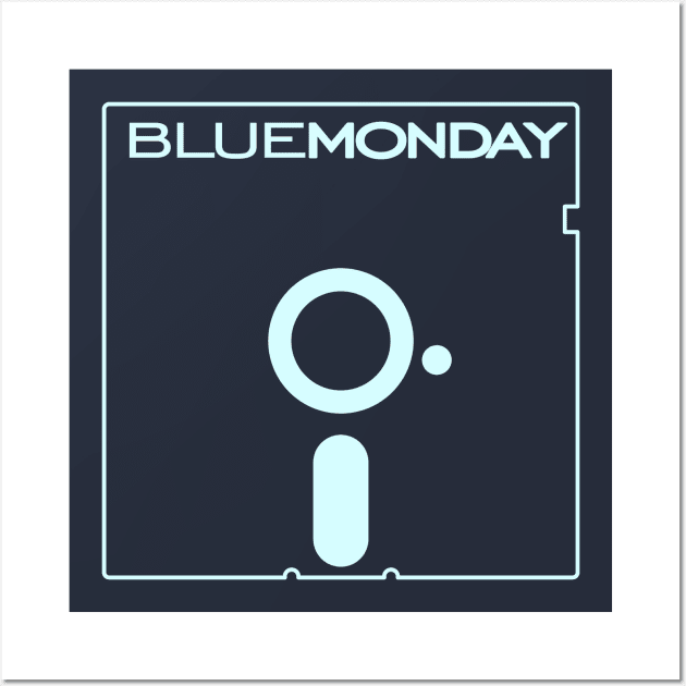 BLUE MONDAY Wall Art by KIMIDIGI